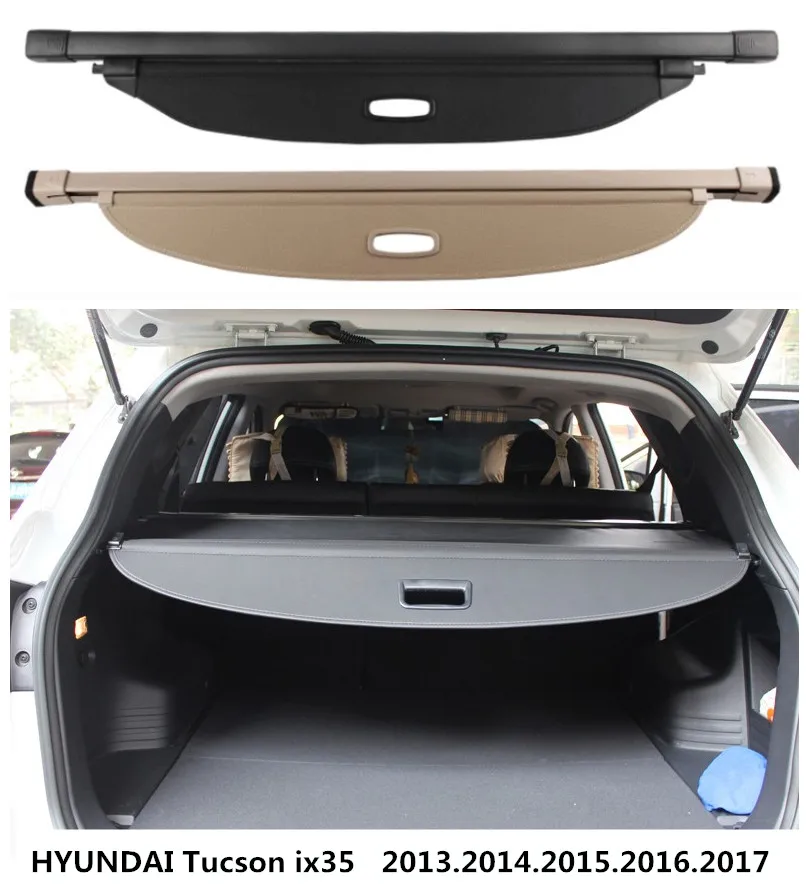 

For HYUNDAI ix35 2013 2014 2015 2016 2017 Rear Trunk Cargo Cover Security Shield Screen shade High Qualit Car Accessories