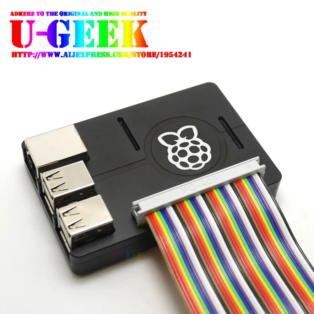 UGEEK New! Ультратонкий корпус с ЧПУ из алюминиевого сплава для raspberry pi 3 model b 2 B / +