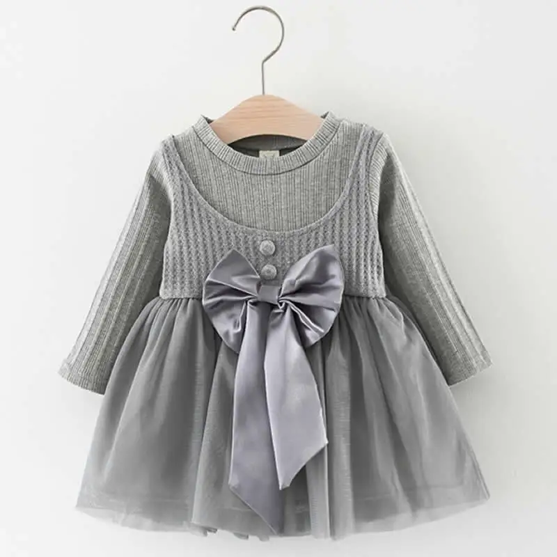 

Baby Girl Floral Lace Princess Tutu Dress Girls Clothes Meninas Vestidos Girl dress spring long-sleeved Children's Clothing