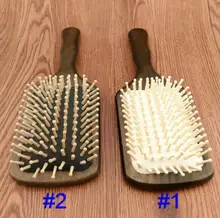 Good quality Wooden Combs Paddle Brush Wooden Hair Care Spa Massage Antistatic Comb For Women J21