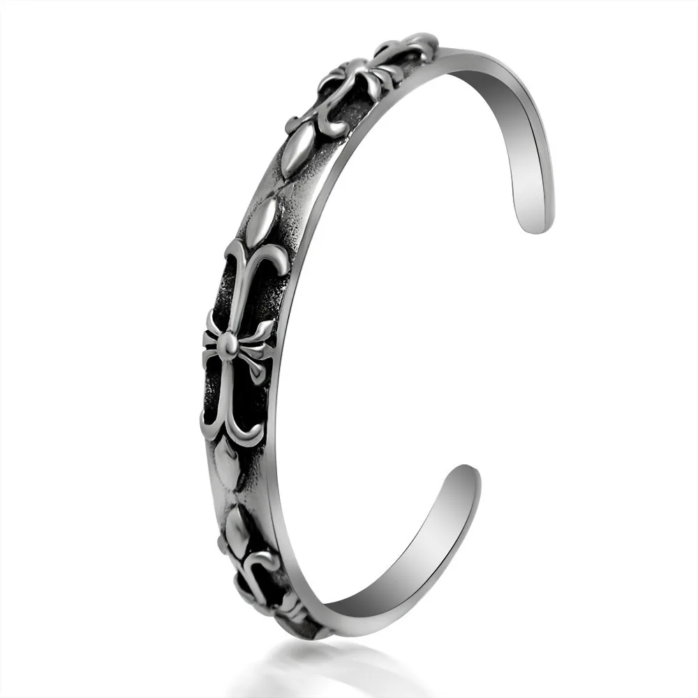 font b Fashion b font font b jewelry b font titanium steel bracelet Punk rock