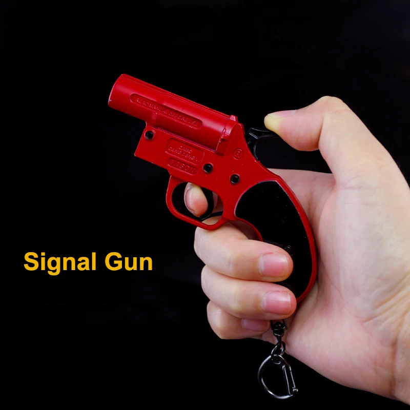 Signal Gun Model Keychains (5)