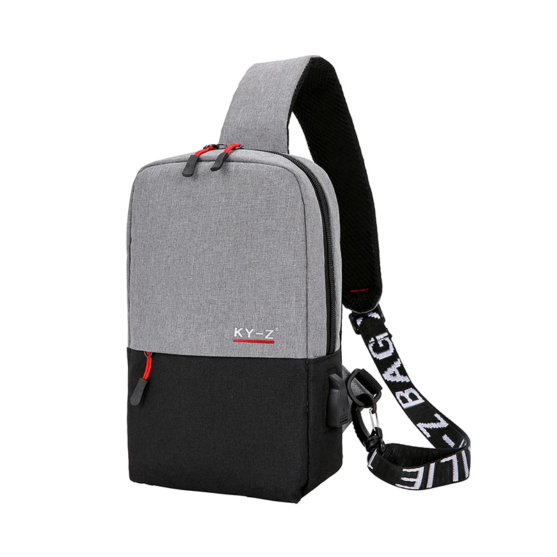 Мода usb зарядка повседневная мужская нагрудная сумка холщовые мужские сумки через плечо сумка через плечо дорожная сумка через плечо нагрудные сумки