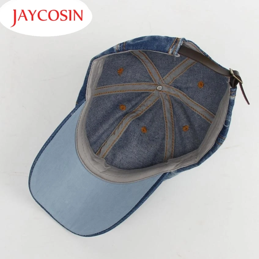 JAYCOSIN новые модные мужские и женские выцветающие джинсовые бейсболки унисекс