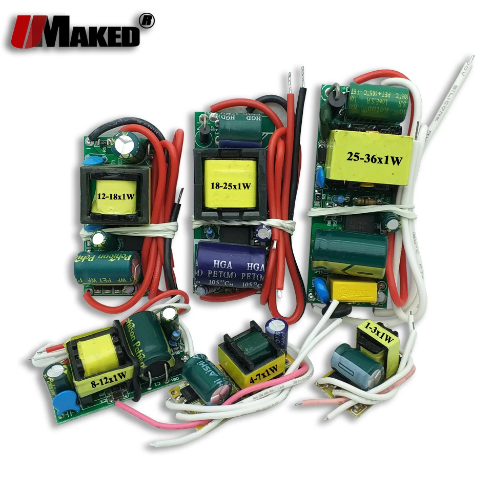 136W LED Driver Input AC110V/220V Lights Power Supply Constant Current 300mA IC Lighting