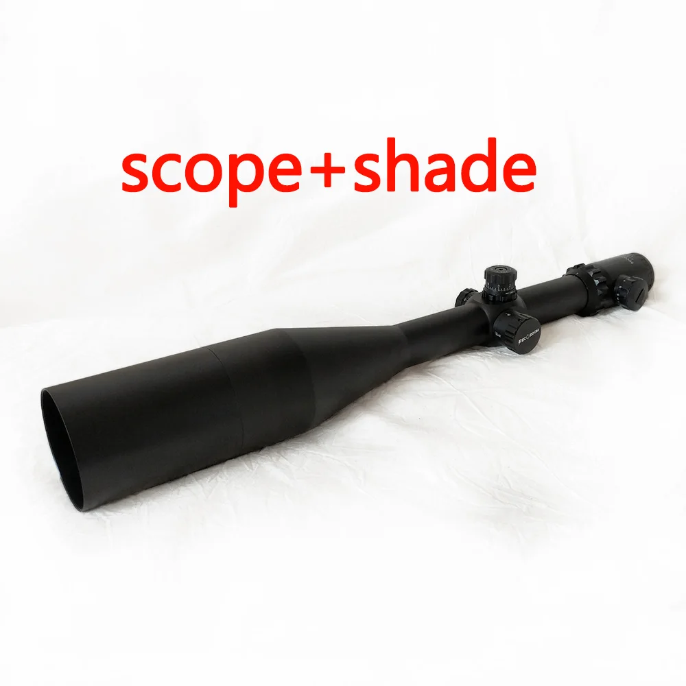 Стрельба Охота 4-50x75 дальность 35 мм трубка прицел военный оптический телескоп прицелы Снайпер mil точка Сетка прицел - Цвет: shade scope