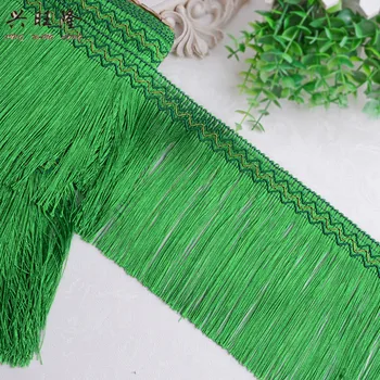 

XWL 12M/lot 15cm Wide Curtain Trims Long Tassel Fringe DIY Sewing Stage Sofa Truck Decorative Lace Ribbon Curtain Accessories