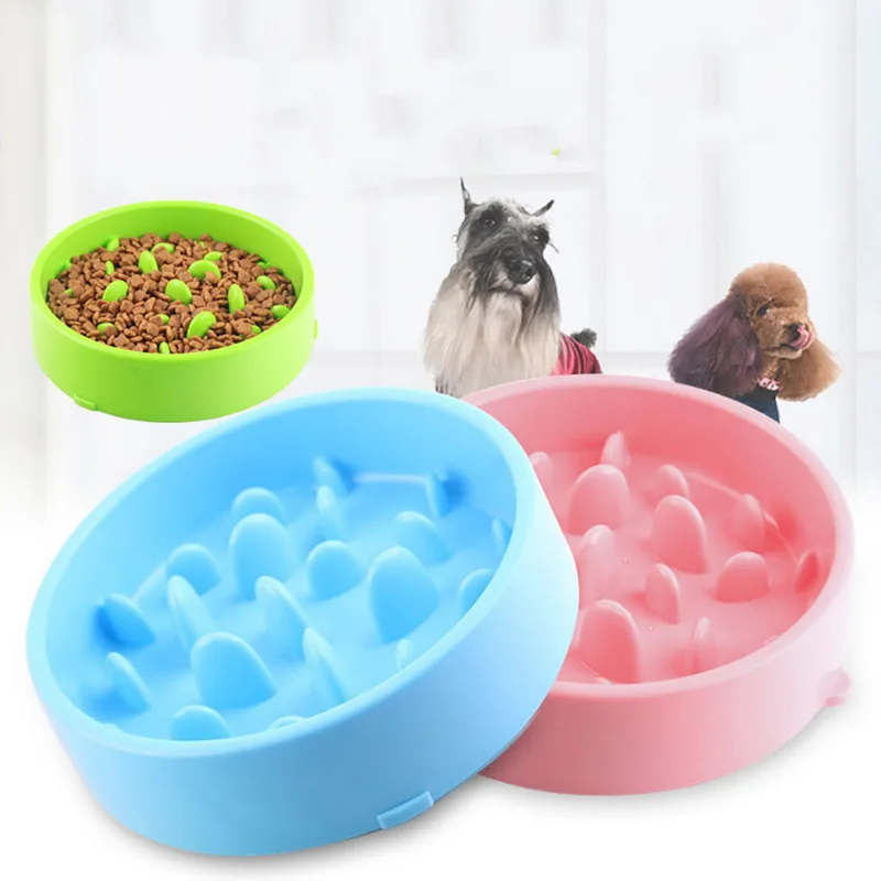 

DIDIHOU Dog Slow Feeder Bowels Non-Slip Bowl Interactive Bloat Stop Dog Bowls Anti Choke Feeder 1 Pcs
