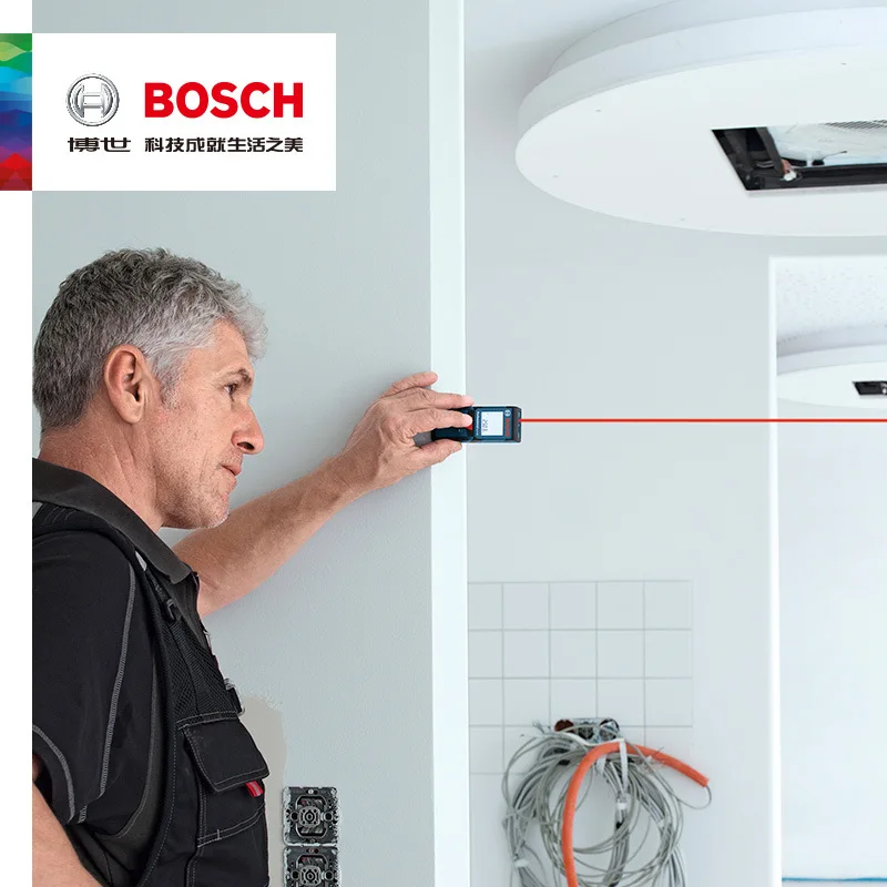 BOSCH GLM4000 измерительная Лазерная линейка 40 м пыленепроницаемый и ...