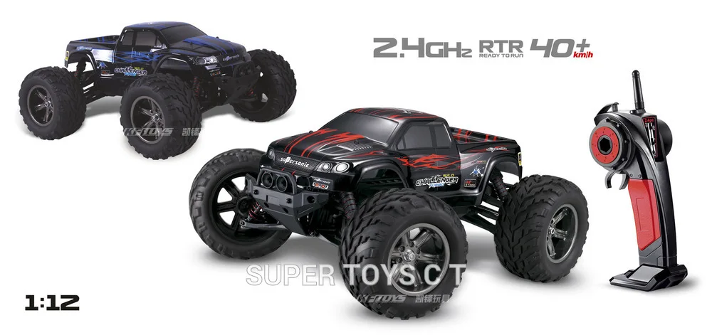 S911 foxx 2,4 Ghz внедорожные большие колеса RC Monster Truck 40 км/ч супер мощная Радиоуправляемая машина 1:12 скорость снежного человека