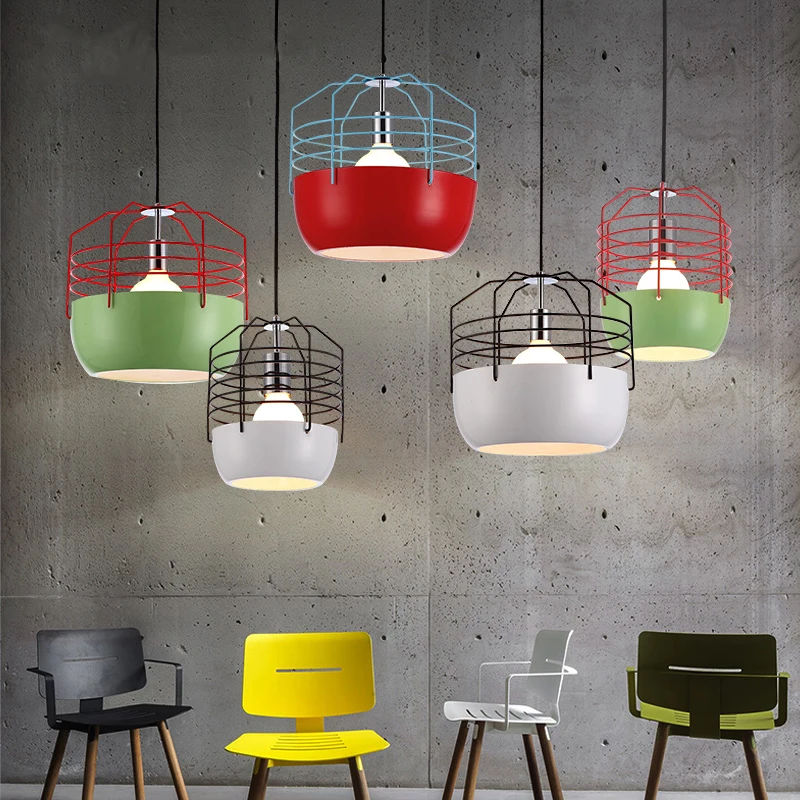 

Nordic LED Fixture Bar Minimalist Decor Pendant Lamp Living Room Bedroom Novelty Pendant Lights Loft Lighting Hanging