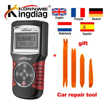 

High quality konnwei KW820 OBDII/EOBD Automotive Errors Code Reader Scanner Car diagnostics OBD2 Scanner Tool free shipping