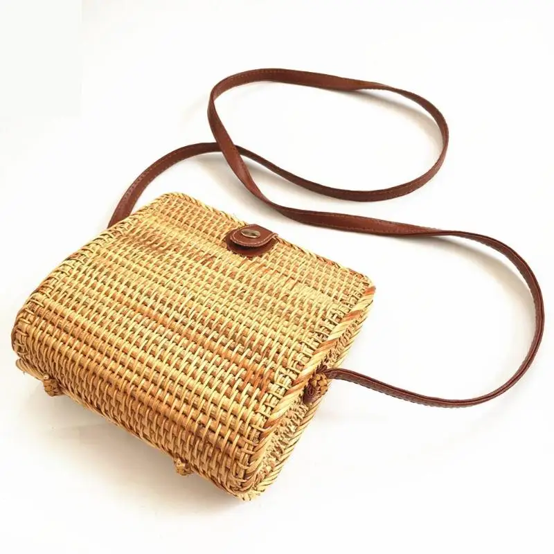 

Summer Straw Shoulder Bags for Women 2019 New Rattan Handmade Woven Messenger Bag Beach Cross Body Bag Bohemia Handbag Bolsas