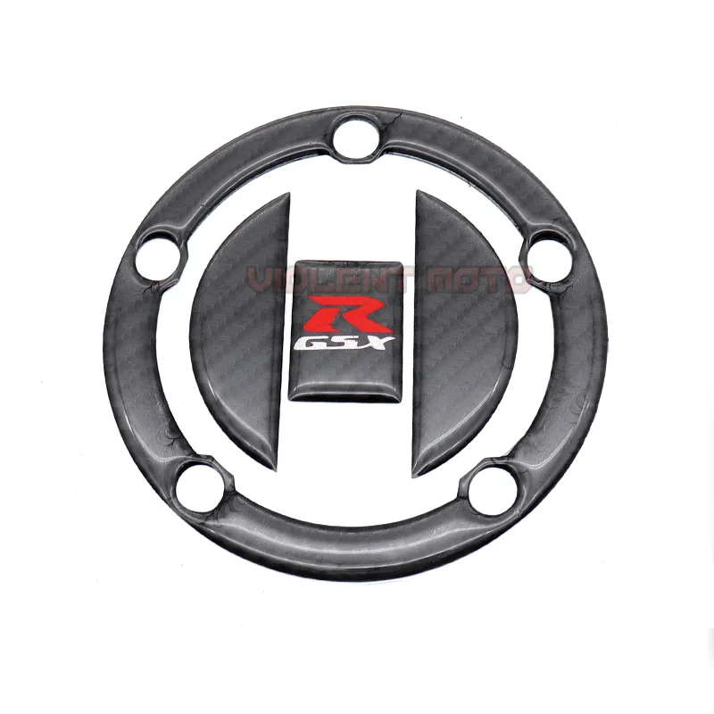 

3D Real Carbon Gas Cap Tank Pad Filler Cover for GSXR 600 GSXR 750 GSXR 1000 K1 K2 K3 K4 K6 K7 K8 K9 L1 DL650 DL1000 B-KING1300
