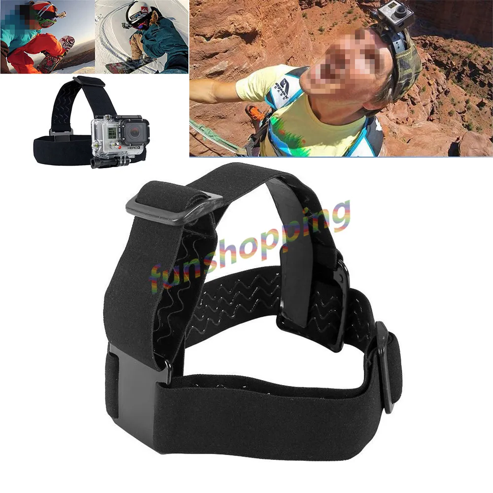 Adjustable Head Strap headstrap Mount For Gopro Go pro HD hero 6 5 3 3