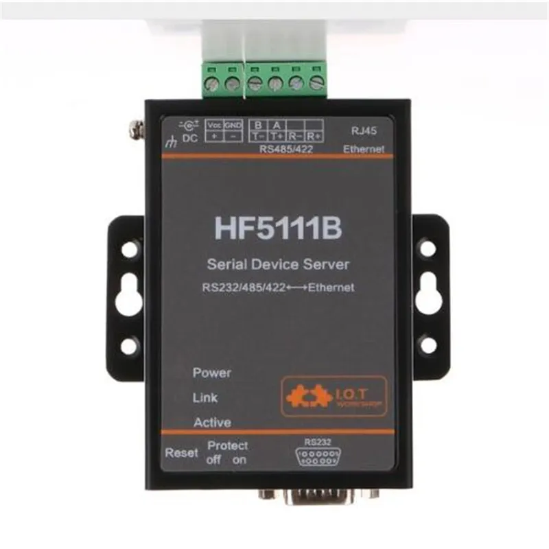 Официальный модуль Wi-Fi 5111B RJ45 RS232/485/422 Serial к Ethernet RTOS последовательный 1 Порты и разъёмы преобразователя сервер промышленных устройств
