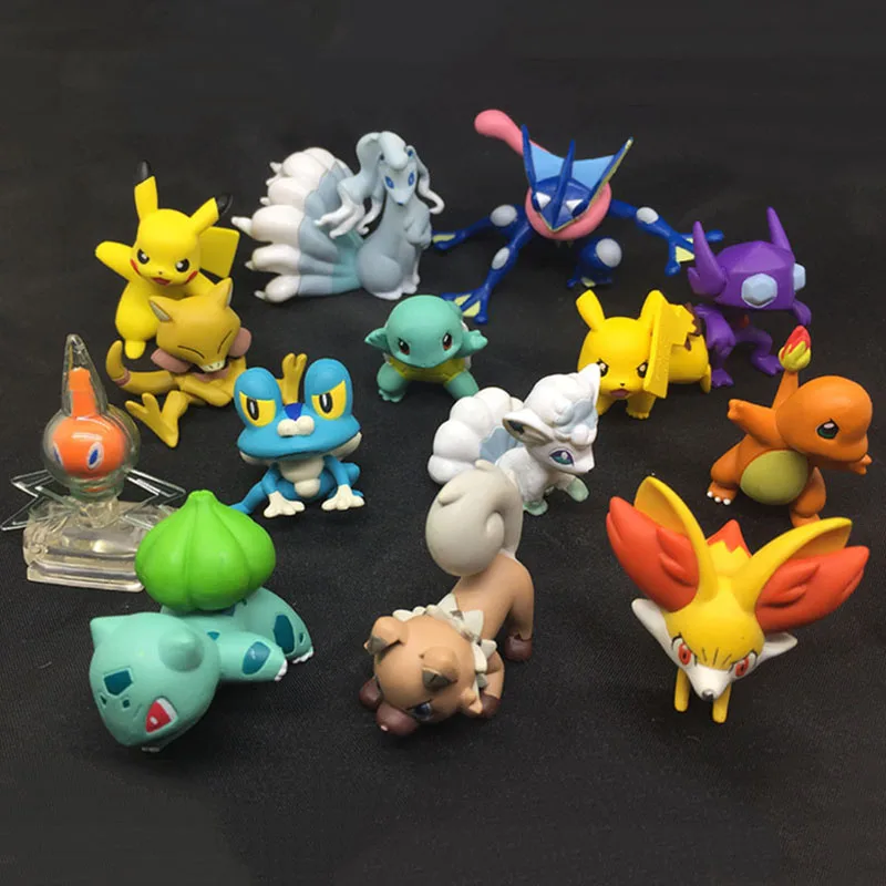 

4CM Original Riolu Fennekin Torchic Chespin pkm Action Figure Anime Figures For Kids Children Birthday Gift Toys Model