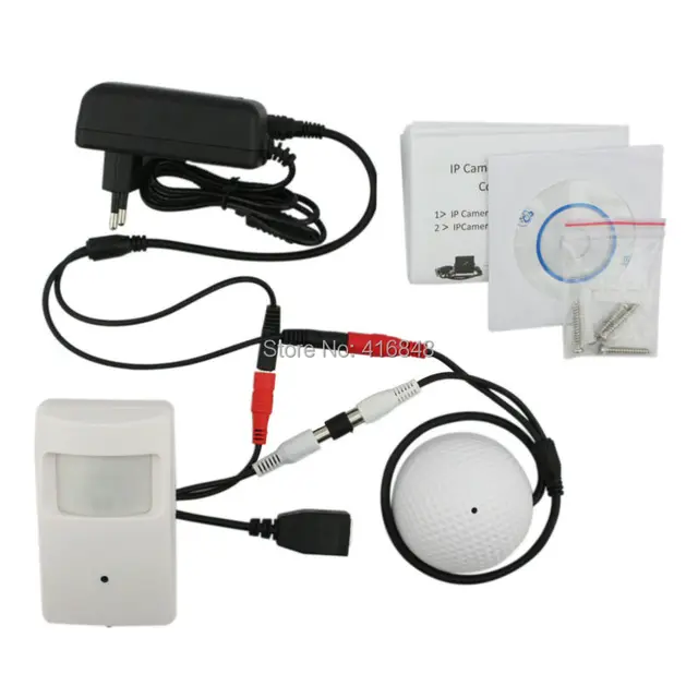 CCTV Mini HD 720P IP Camera Audio Input With External Pickup Microphone