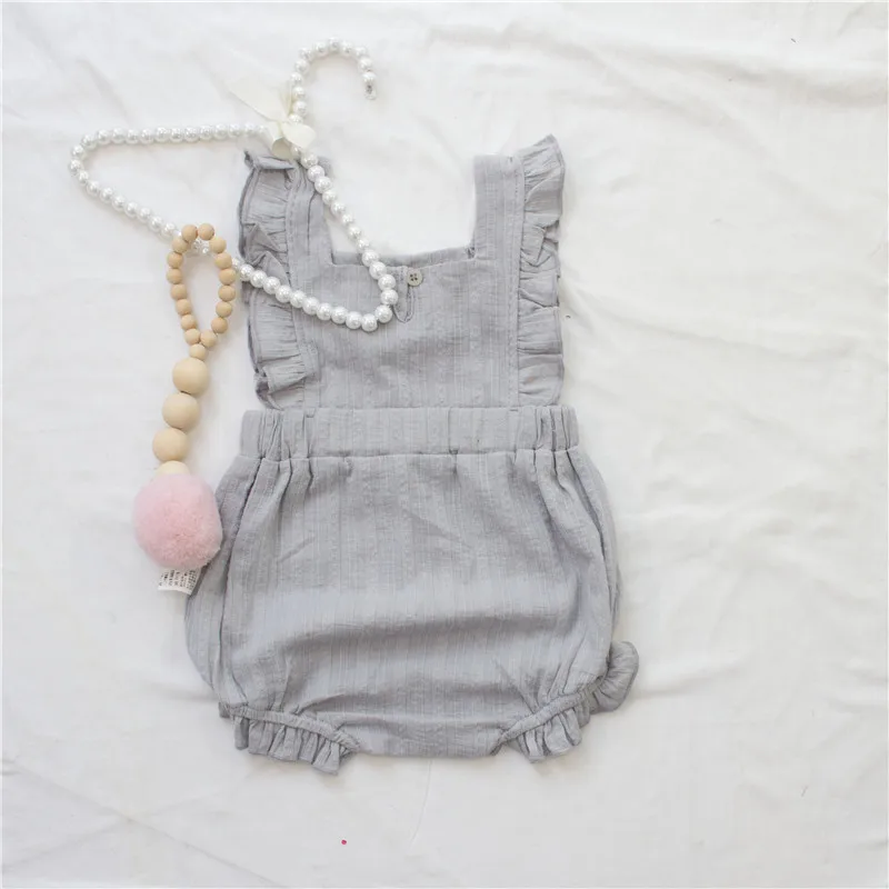 EnkeliBB/качественная одежда для новорожденных девочек; комбинезон для маленьких девочек на лето; красивые ползунки для младенцев; комбинезон