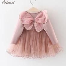 ARLONEET/фатиновые платья принцессы с объемным рисунком крыльев бабочки для маленьких девочек, одежда популярное детское платье для мальчиков и девочек, 19Apr20 P35