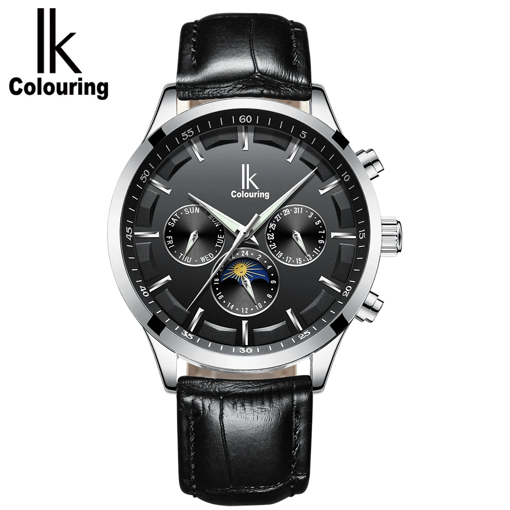 Ikcolouringautomatic الاتجاه الميكانيكية ووتش الرجال ووتش متعددة الوظائف للماء ووتش رجال الأعمال الفولاذ الصلب الأزياء Ikcolouringautomatic الاتجاه الميكانيكية ووتش الرجال ووتش متعددة الوظائف للماء ووتش رجال الأعمال الفولاذ الصلب الأزياء