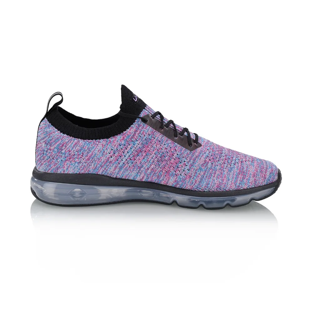 Li Ning/женская трикотажная обувь BUBBLE MAX для образа жизни Спортивная с подушками и