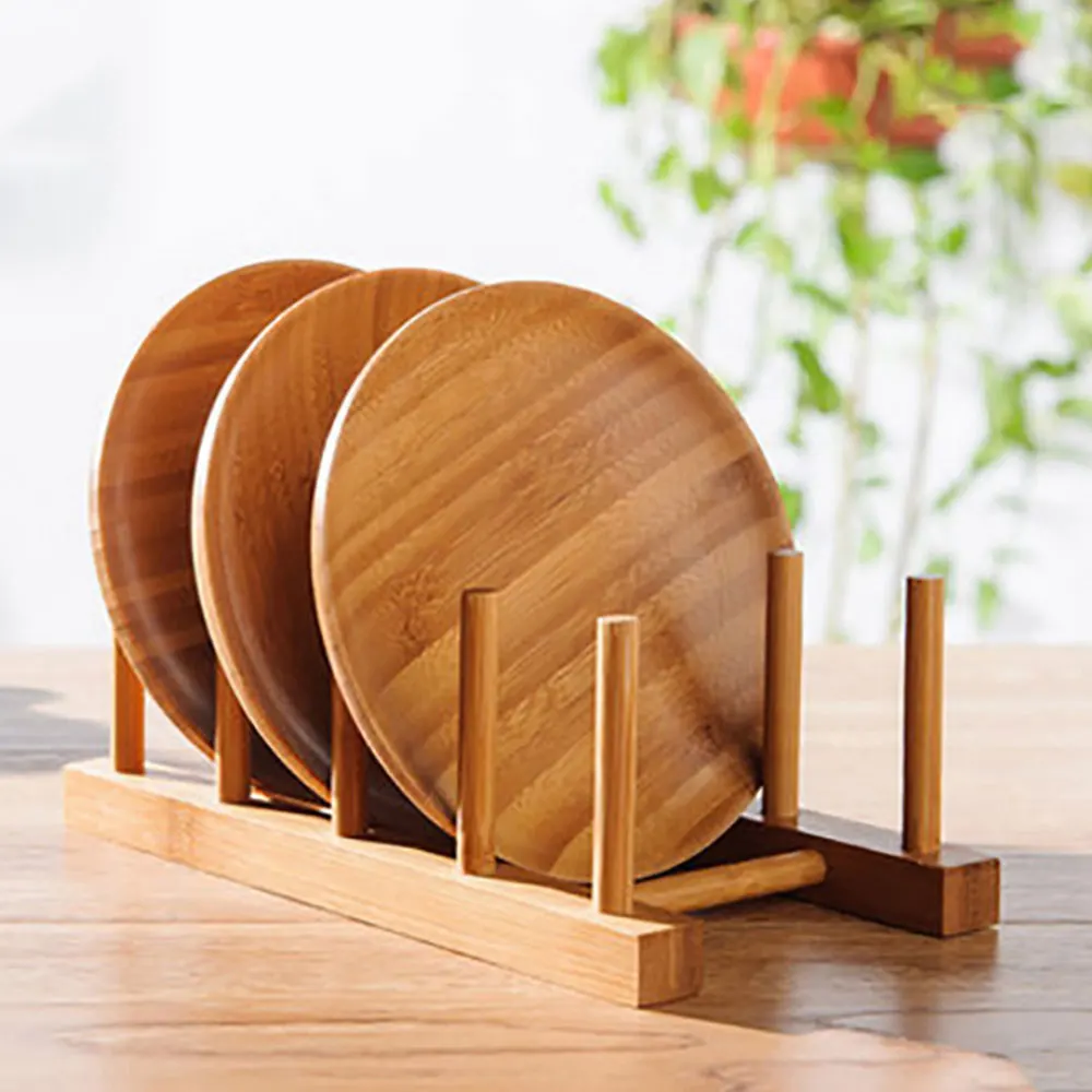 Layer Bamboo Dish Rack Drainboard Drying Drainer Storage Holder