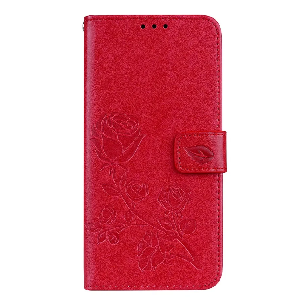 Flip Wallet Leather Case For SAMSUNG S9 Plus 3D Printed Rose Pattern Wallet Phone Back Cover with Card Slots For Galaxy S9 Funda (26)