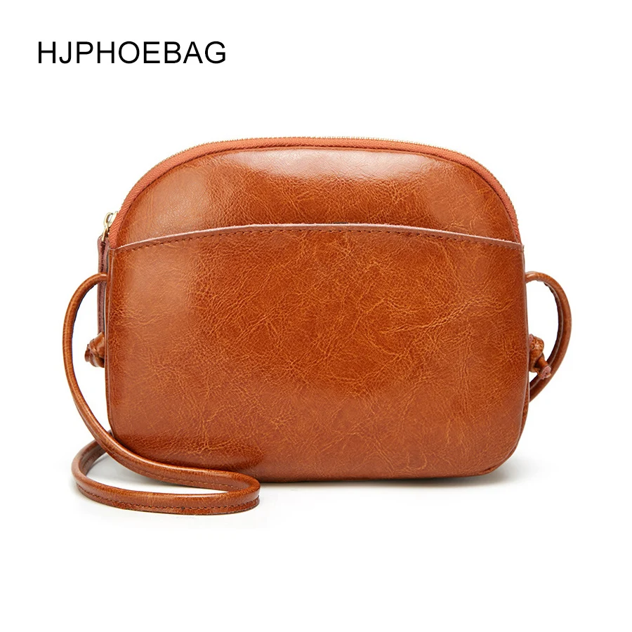 

HJPHOEBAG Best selling Messenger bag ladies Korean version of the wild mini shell Messenger bag Pu leather shoulder bag YC029