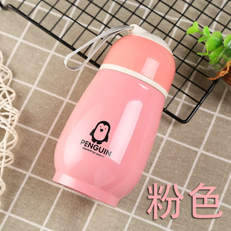 Конфеты цветные чашка с пингвином мультфильм ребенок стакан Thermocup нержавеющая