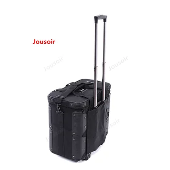 

27*56*49cm CL - 49G LED pull rod bags photography light protection case with castor portable bag can shoulder hand CD50 T03