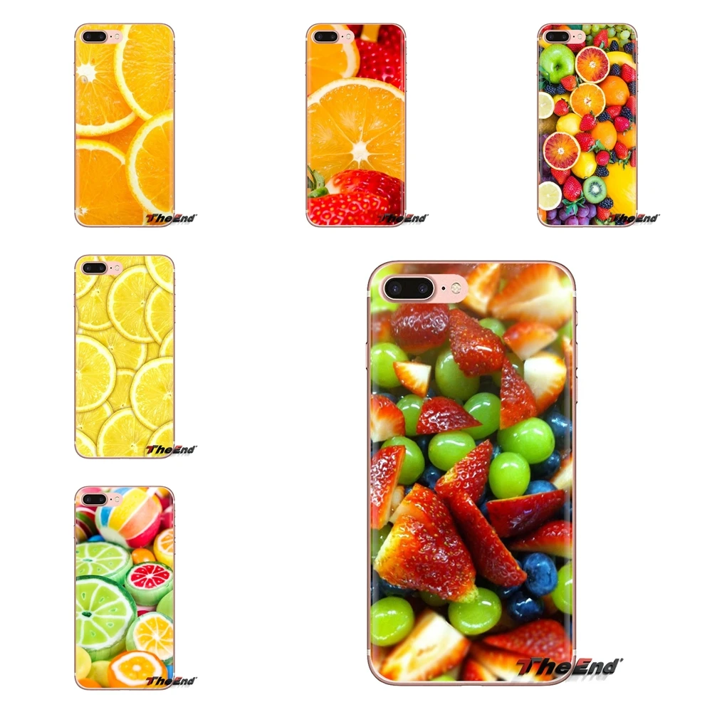 Для iPod Touch Apple iPhone 4 4S 5 5S SE 5C 6 6S 7 8 X XR XS Plus MAX Цитрусовые фрукты обои мягкие прозрачные