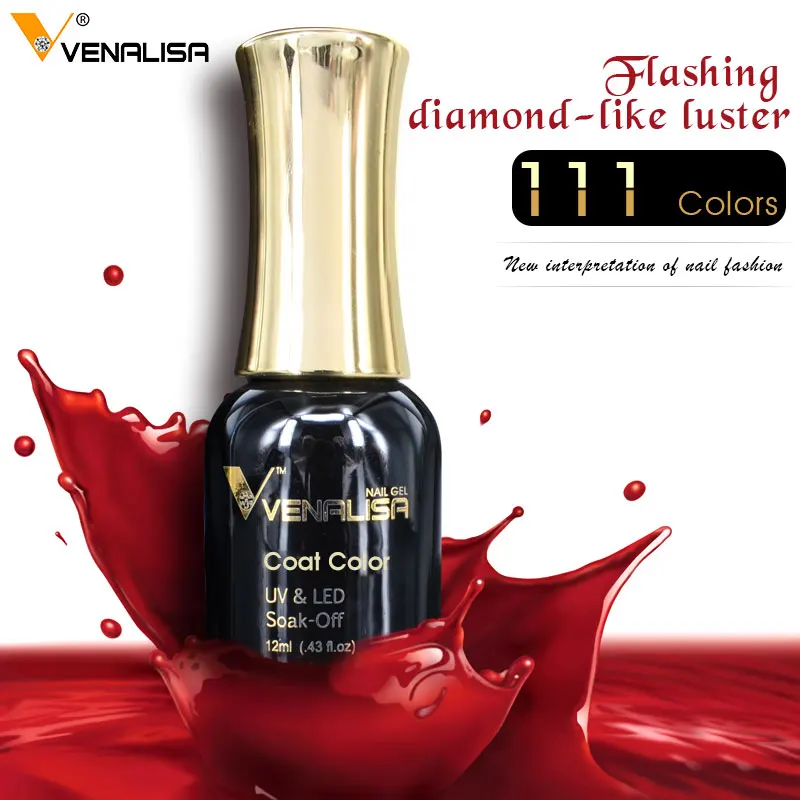2018 Hot Sale Venalisa Gel Nail Polish Long-Lasting Soak-off Nail Polish Gel Polish 12ml 111 Colors Optional Nail Polish