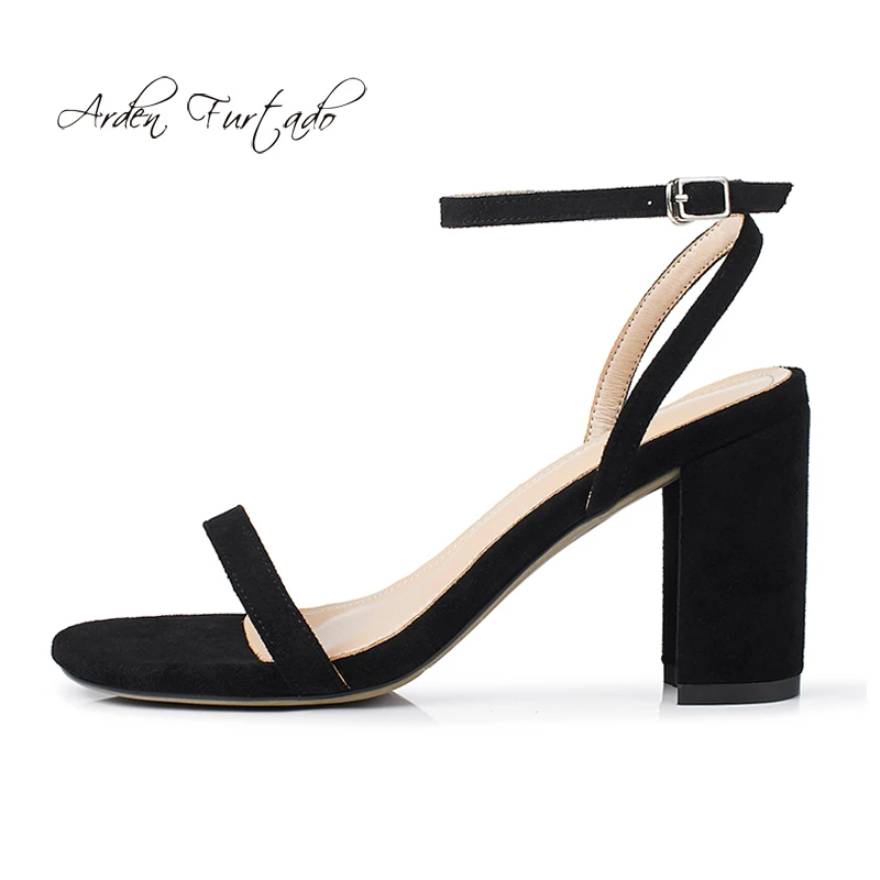 8cm block heels