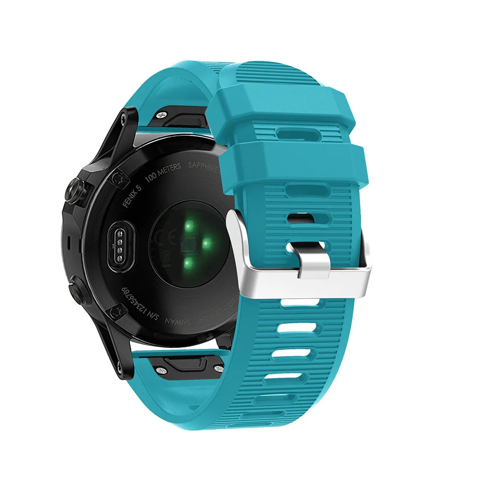 26 мм ремешок для наручных часов Garmin Fenix 5X Смарт часы быстросъемный силиконовый 3HR/3