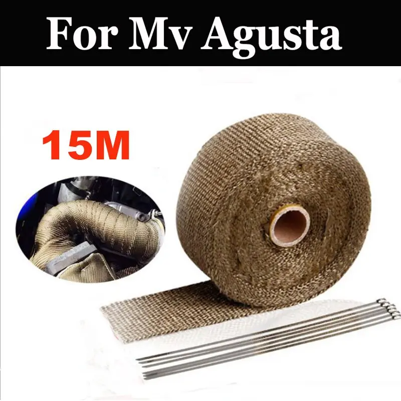 

Exhaust Insulating Warp , Header Warp , Exhaust Pipe Warp Fiber For Mv Agusta Brutale 675 800 920 990r 1090 Rr Dragster 800 Rr