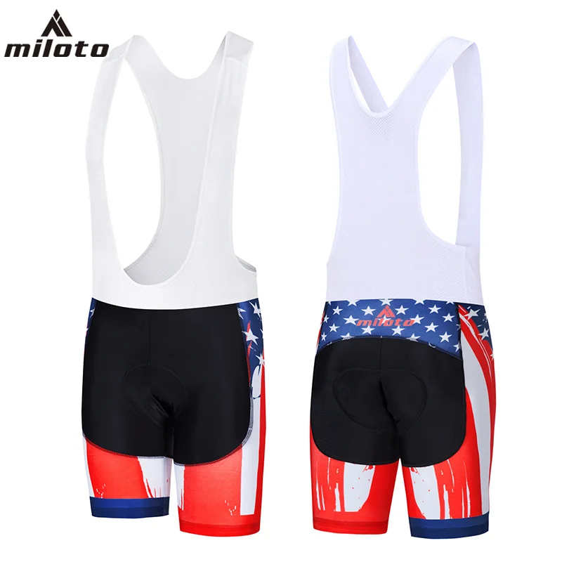 Men Cycling Bib Shorts Breathable Cycle White Bib Short Tights