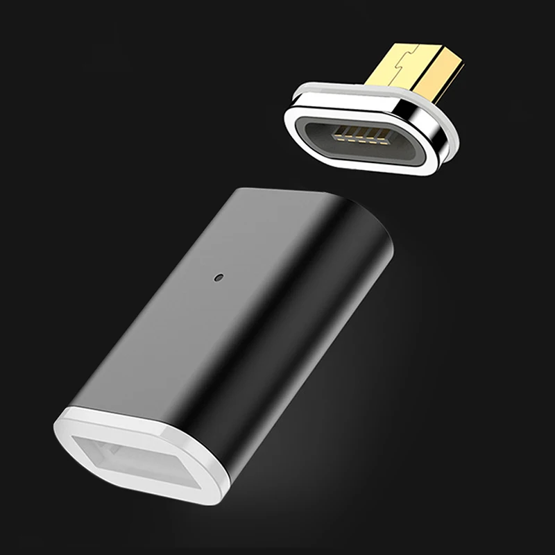 3A быстрое зарядное устройство адаптер Micro Usb Магнитный адаптер OTG type C для Iphone 8pin Microusb C Magneet разъем адаптера - Цвет: type c to iphone