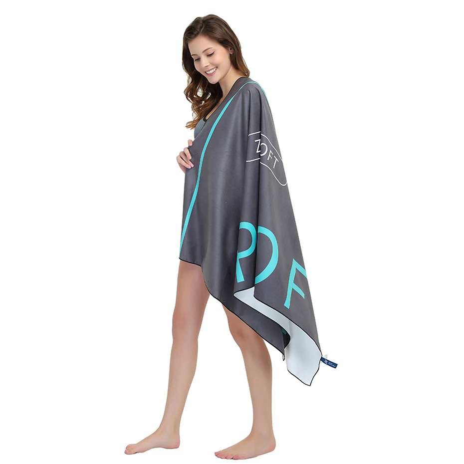 Zipsoft микрофибра быстросохнущие пляжные банные плавательные полотенца для занятий на открытом воздухе для купания путешествия Toalla бассейн душ компактное быстросохнущее полотенце