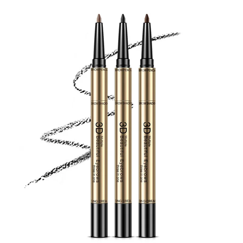 

BIOAQUA 3 Colour Multi-functional Waterproof Makeup Eyebrow Pencils Three-in-one Eye Brow Pencil Long Lasting Cosmetics