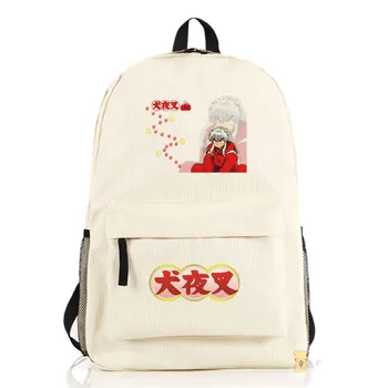 

Inuyasha Backpack Anime Sesshoumaru Nylon Shoulders Laptop Bag Cartoon Schoolbag Men Women Travel Backpacks