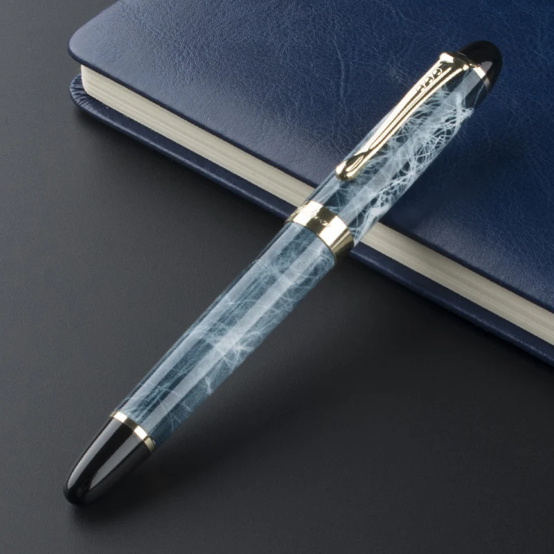 

1Pcs Jinhao X450 Smooth Writing Rollerball Pen with 0.7mm Black Refill High Quality Metal Ink Pens for Student Office Supplies