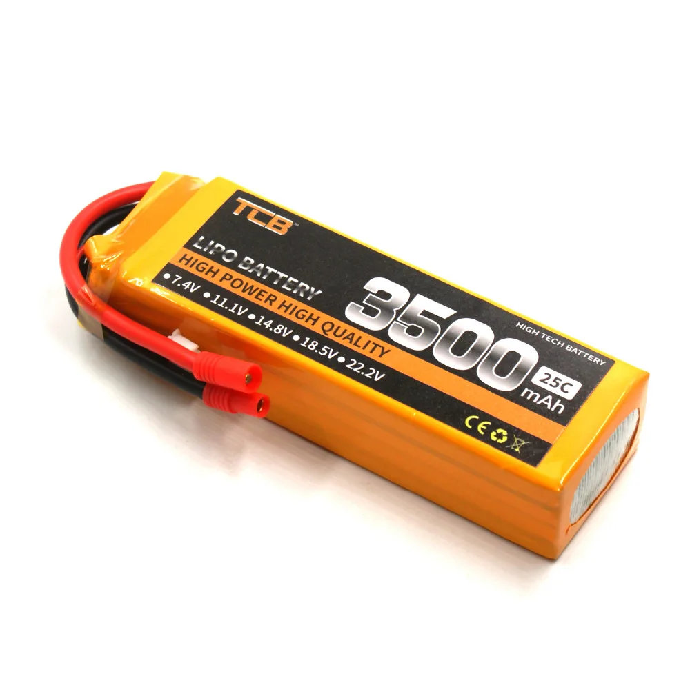 

TCB New Original RC LiPo Battery Power 4S 14.8V 3500mAh 25C RC drone for airplane car boat Li-ion batteria Free shipping