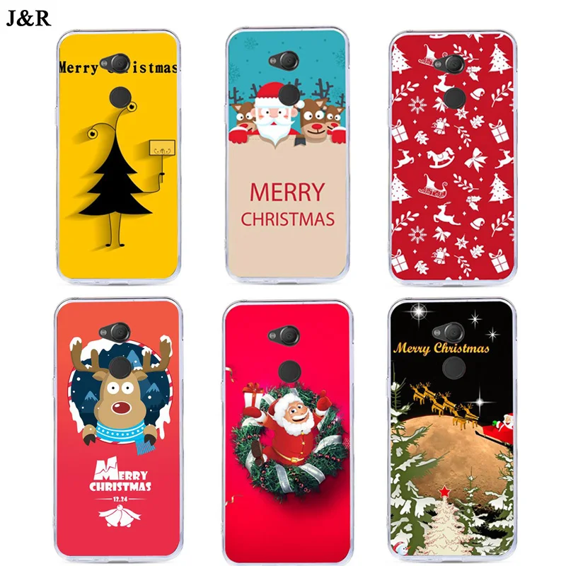 Phone Case for Sony Xperia XA2 Ultra Christmas Cover for Sony L1 XZ XZ1 XZ3 XA1 Ultra Plus XZ1 XZ2 Premium Compact M2  Covers