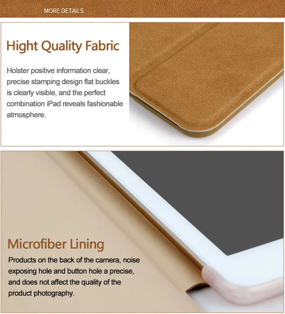 New 100% Original BGR Tablets Case For iPad 20172018 9.7 Inch Smart Fold Stand TPU Cover For 2018 iPad 9.7'' Case With Pen Slot-22