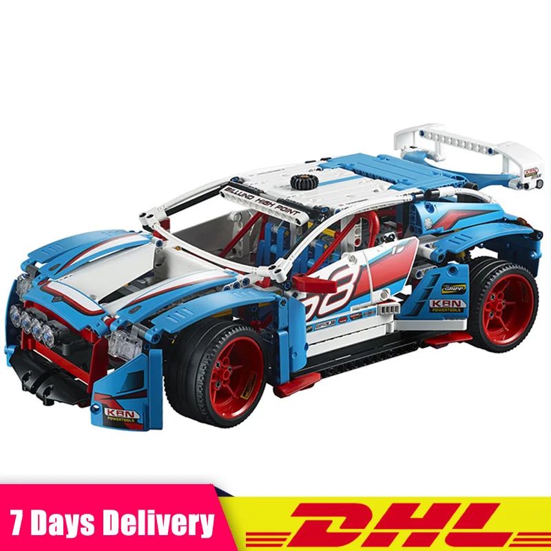 

Lepin 20077 Genuine 1085Pcs Technic Series The Rally Car Set Building Blocks Bricks Toys Gifts Compatible LegoINGlys 42077