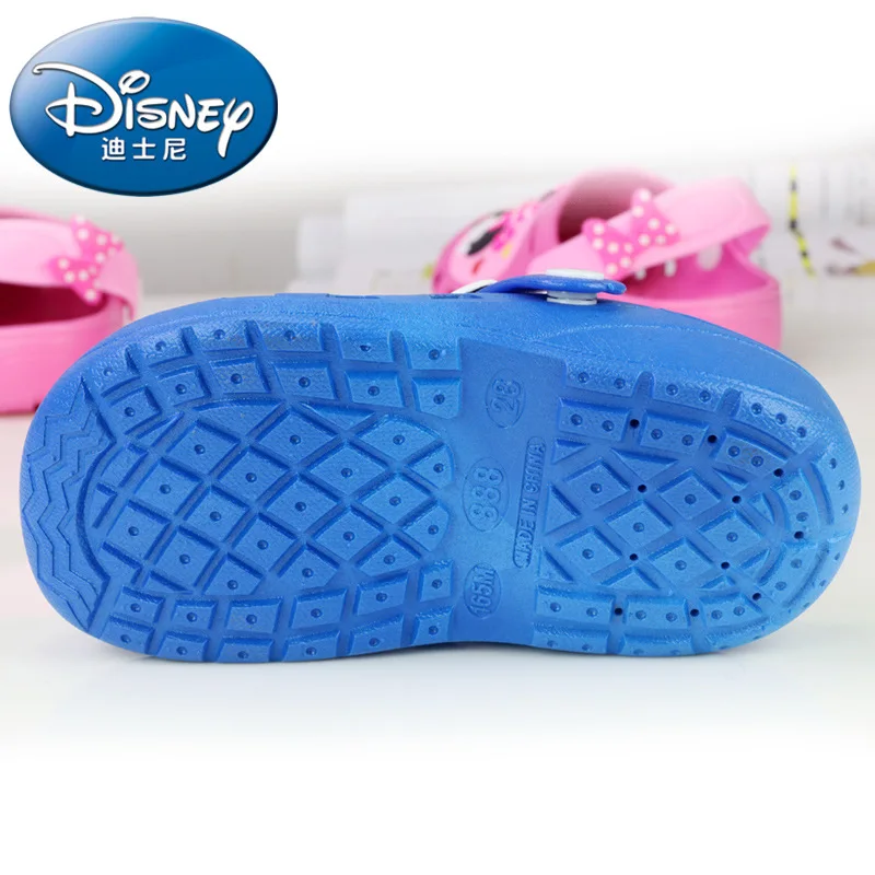 Disney 2018 летняя новая детская обувь для мальчиков и девочек с отверстиями пляжные