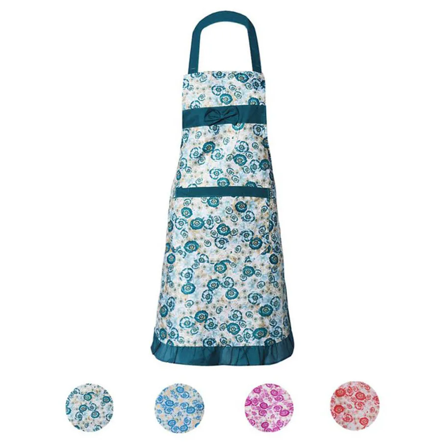

Womens Kitchen Restaurant Bib Cooking Aprons Anti Dirty Cotton Kitchen Adult Dress Kitchen Cook Apron With Pockets USPS