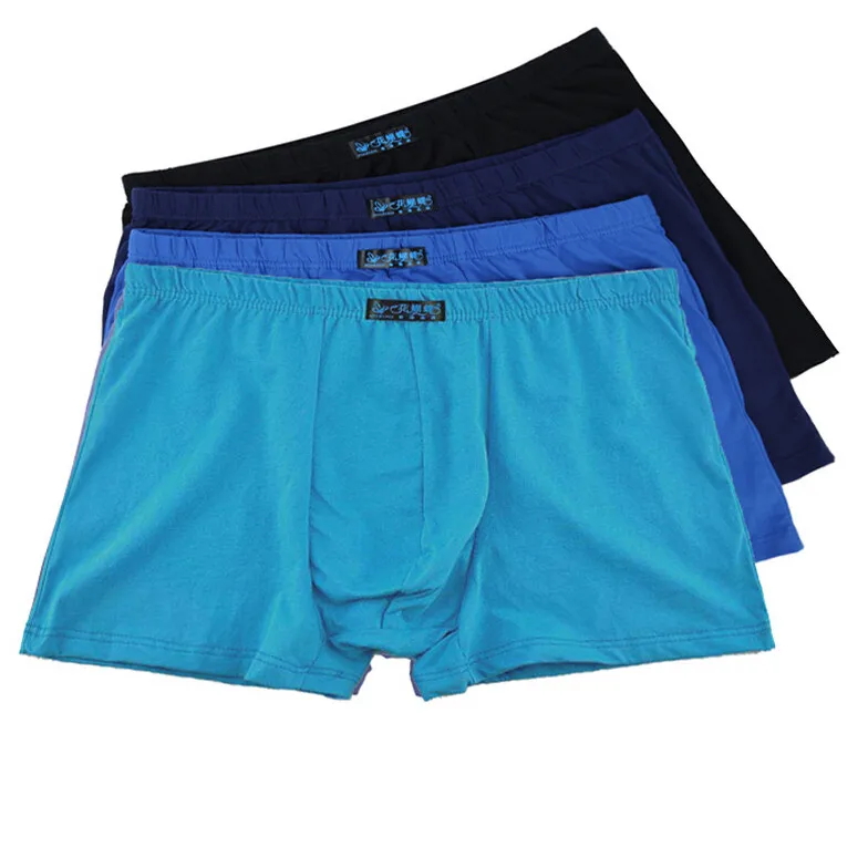 Big Size L 8XL! Soft Men Plus Size Boxers Comfortable Man Cotton
