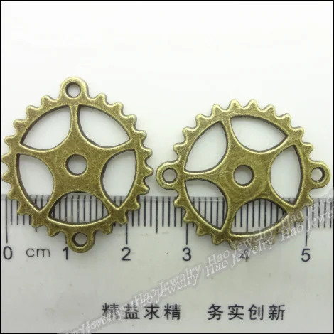 

11pcs Vintage Antique bronze Gear zinc alloy charms pendant DIY Bracelet Necklace metal jewelry accessories